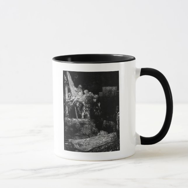 Mug La descente de la croix avec une torche, 1654 (Droite)