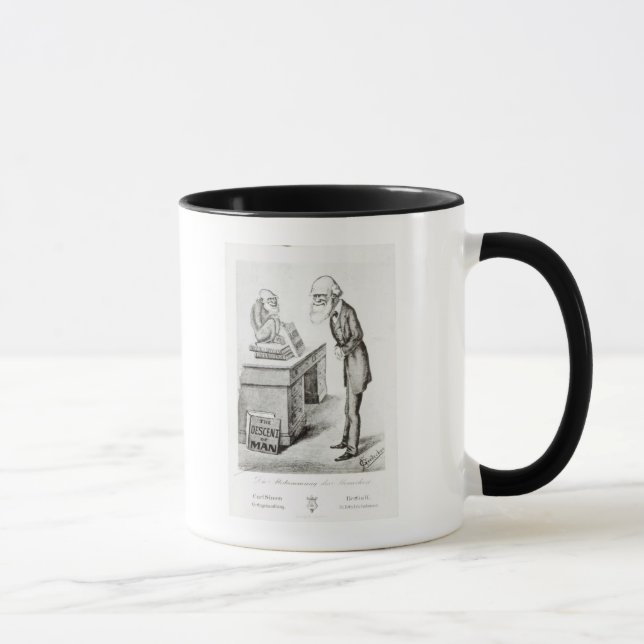 Mug La descente de l'homme (Droite)