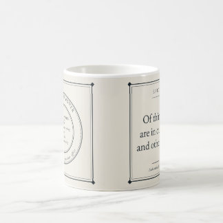 Mug La Dichotomie de Contrôle d'Épictète En Notre Pouv
