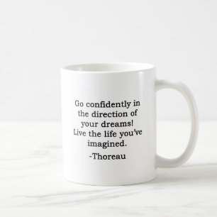 Mug La direction de votre citation de rêves