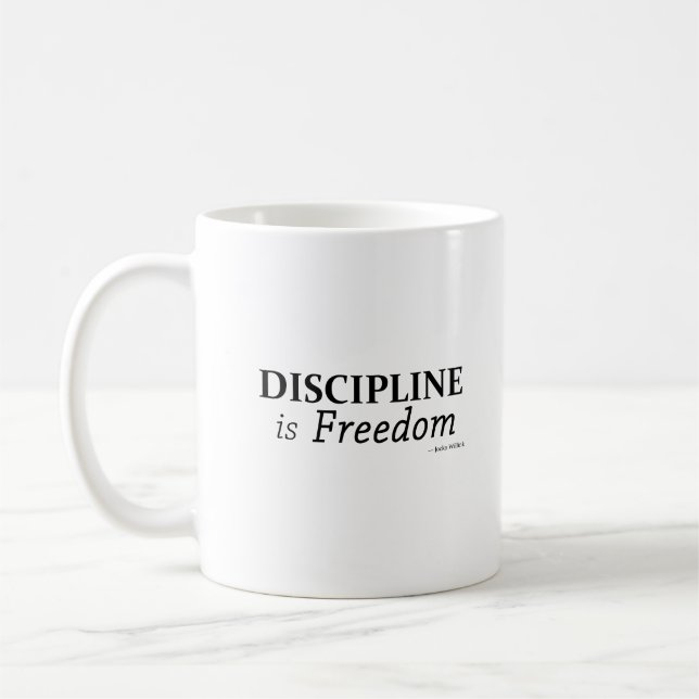 Mug La discipline est liberté  (Gauche)