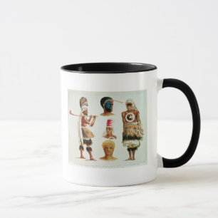 Mug La diverse danse costume usé chez Nakello, Fidji