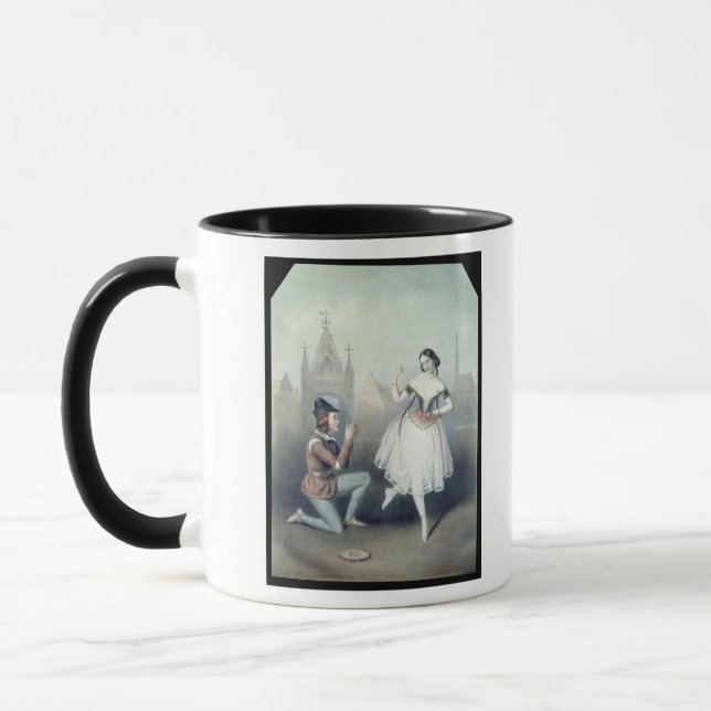 Mug La Esmeralda': Carlotta Grisi et Jules Perrot (Gauche)