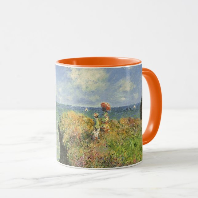 Mug La falaise à Pourville de Claude Monet (Devant droit)