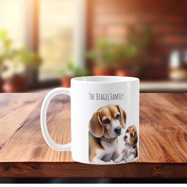 Mug La famille Beagel (Créateur téléchargé)