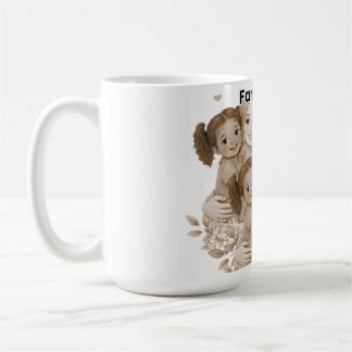 Mug La famille d'abord toujours – Citation d'amour émo