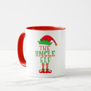 Mug La famille de Noël des elfes de l'oncle qui corres