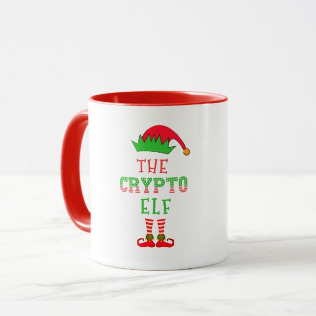 Mug La famille de Noël Elf Crypto (Devant gauche)
