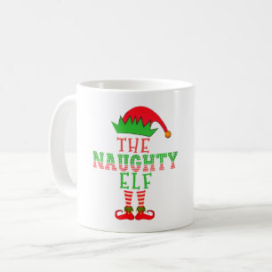 Mug La Famille d'Elfes Vilains Pyjama de Noël Assorti