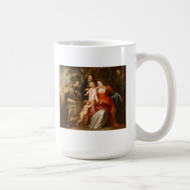 Mug La famille sainte avec des saints (Droite)