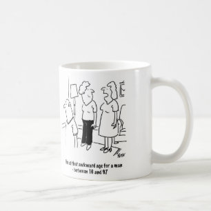 Mug La femme dit que le mari est à cet âge embarrassan