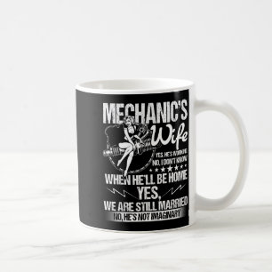 Mug La femme du mécanicien de chemise mari mécanicien