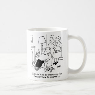Mug La femme souhaite que le mari soit un homme de rêv