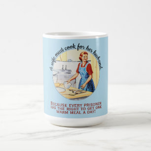Mug La femme Vintage amusante des années 1950 doit cu