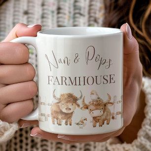 Mug La ferme mignonne de Nan & Pop's à la campagne