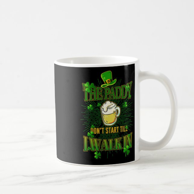 Mug La fête de la Saint-Patrick ne commence pas avant  (Droite)