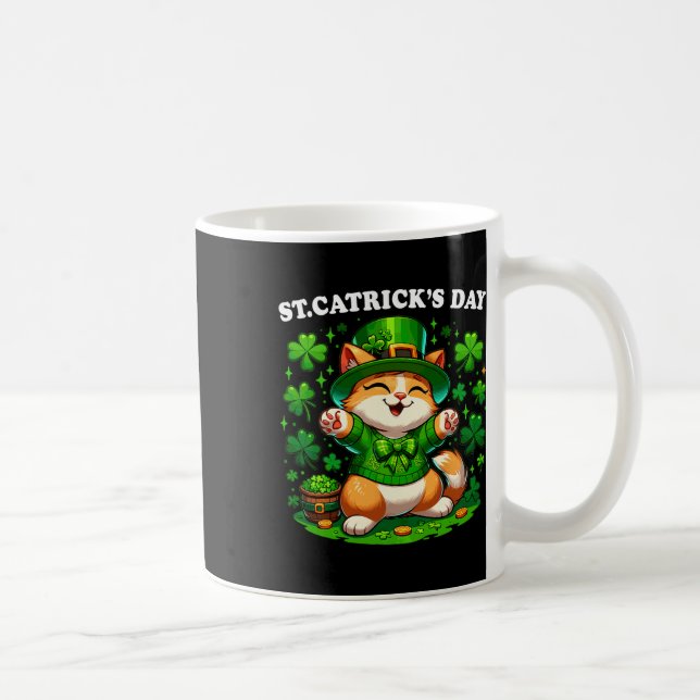 Mug La Fête des Chats de la Saint-Patrick Chats Saint- (Droite)