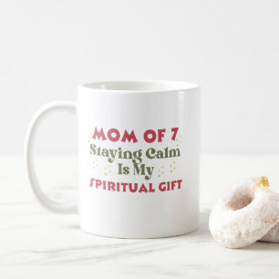 Mug La fête des mères ou un anniversaire, maman de 7