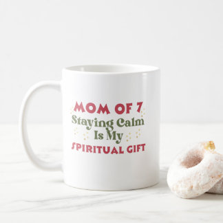 Mug La fête des mères ou un anniversaire, maman de 7