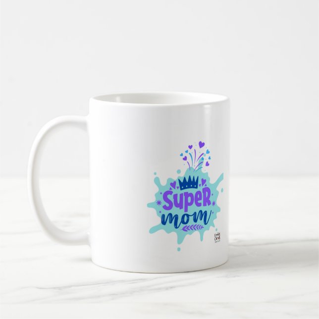 Mug La fête des mères - Super Maman (Gauche)