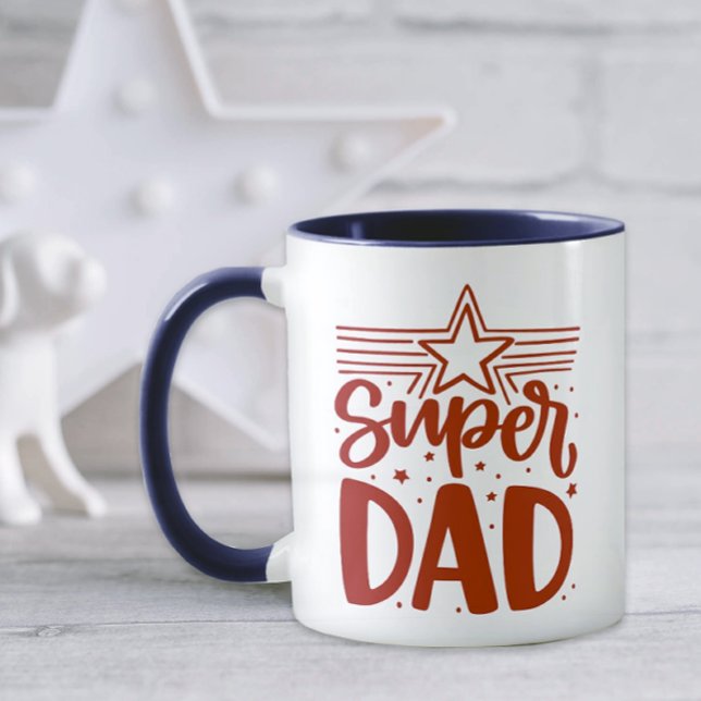 Mug La Fête des Pères Super Papa (Super Dad Coffee Mug)