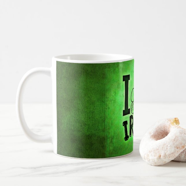 Mug La fête irlandaise de la Saint-Patrick par Slipper (Avec donut)