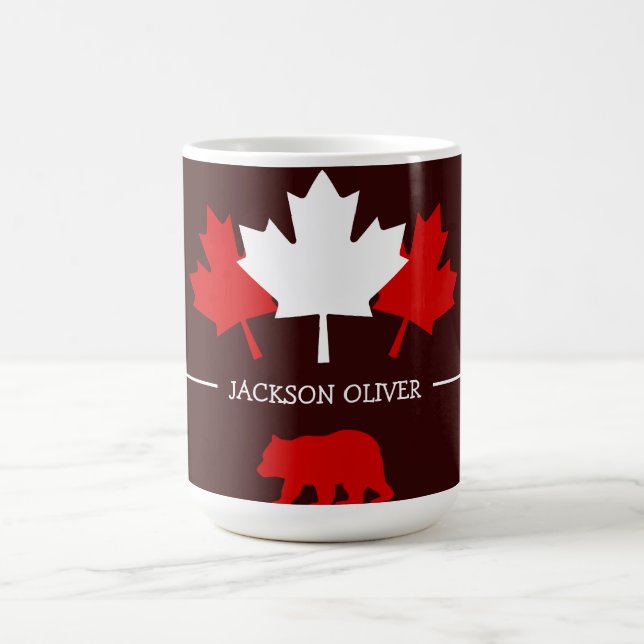 Mug La Feuille d'érable du Canada, Joyeuse fête du Can (Centre)