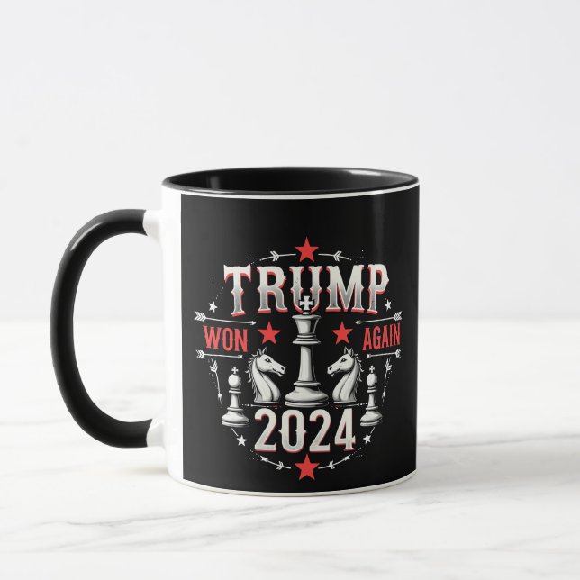 Mug La Fière Maga Trump remporte à nouveau la Journée  (Gauche)