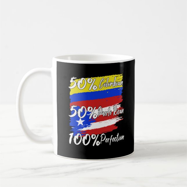 Mug La fierté colombienne du patrimoine de Porto Rico  (Gauche)