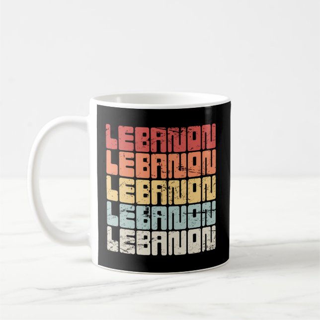 Mug La fierté libanaise Beyrouth Tripoli Liban (Gauche)