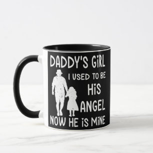 Mug La Fille à Papa J'étais Son Ange Maintenant Il Est