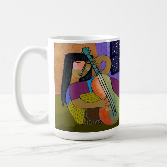 Mug La Fille avec la guitare (Gauche)