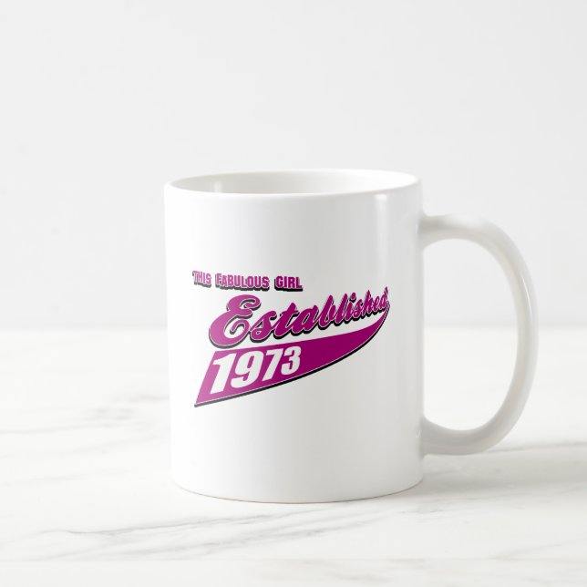 Mug La fille fabuleuse a établi 1973 (Droite)