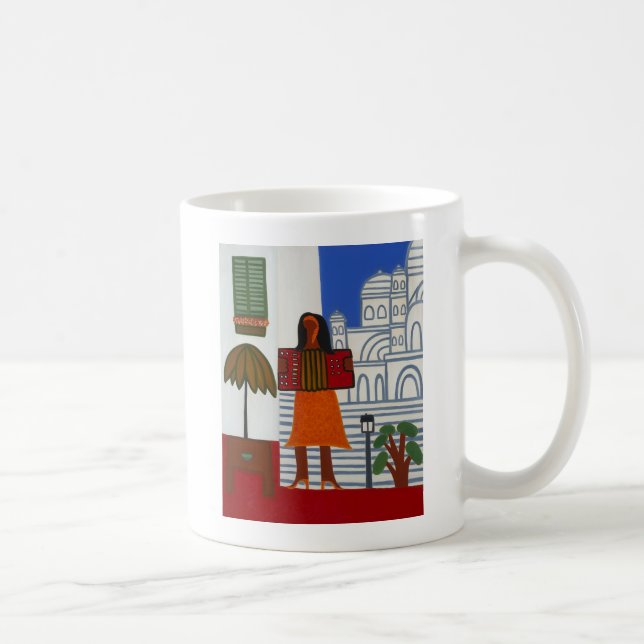 Mug La fille gitane devant Sacre Coeur 2006 (Droite)