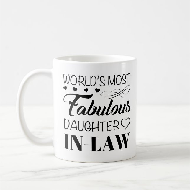 Mug La fille la plus fabuleuse du monde en droit (Gauche)