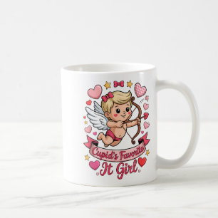 Mug La fille préférée de Cupidon Saint-Valentin Rose C