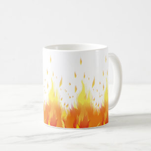 Mug La flamme de la passion : l'amour enflammé
