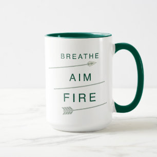 Mug La flèche   respirent le feu de but