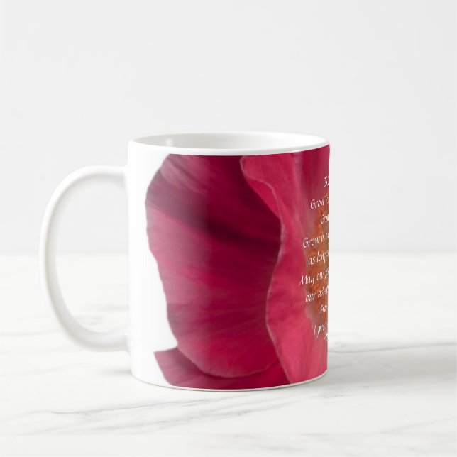 Mug la fleur, ÉLÈVENT TOGETHERGrow plus affectueux de (Gauche)
