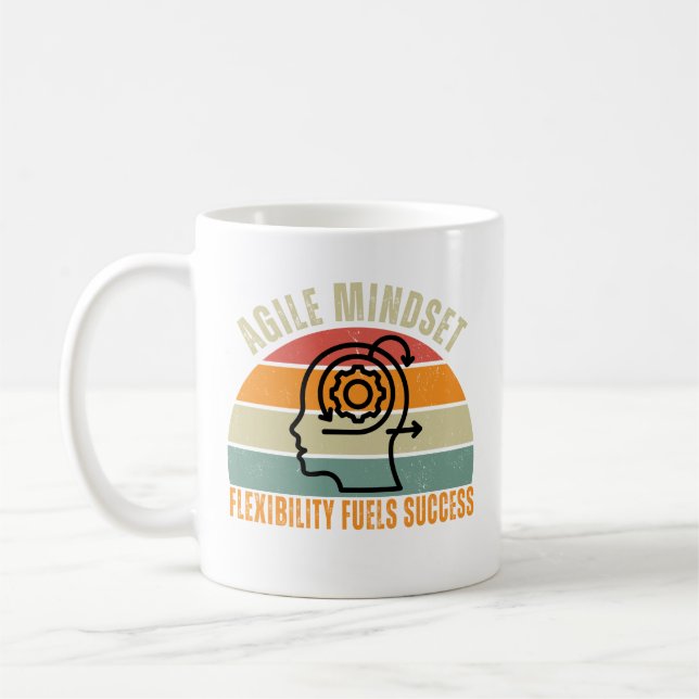 Mug La flexibilité alimente la réussite Citation de me (Gauche)