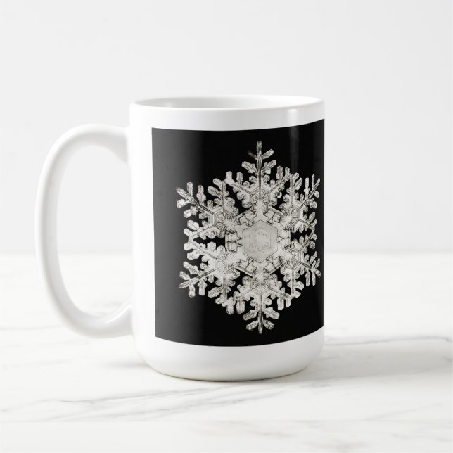 Mug La 'flocon stellaire n° 586' de Wilson Bentley (Gauche)