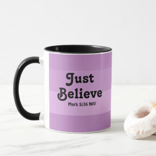 Mug La Foi Chrétienne Juste Croire La Bible Verse Viol