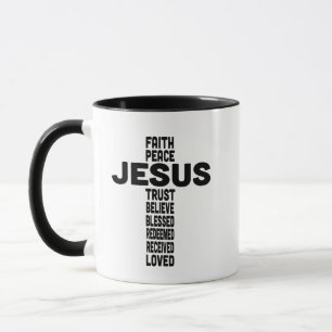 Mug La foi en Jésus confiance en la paix chrétienne No