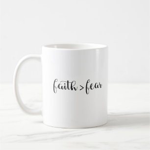Mug La foi est plus grande que la crainte