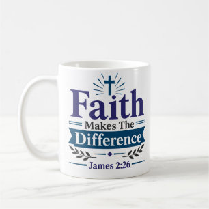 Mug La foi fait la différence Citation d'espérance scr