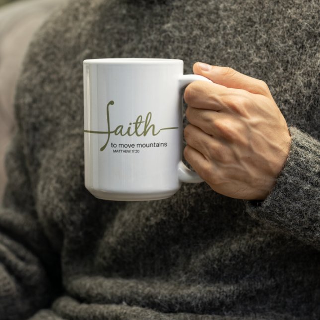 Mug La foi qui déplace les montagnes (Créateur téléchargé)