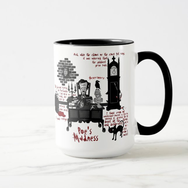 Mug La "folie du Poe" (tasse de version 2) (Droite)