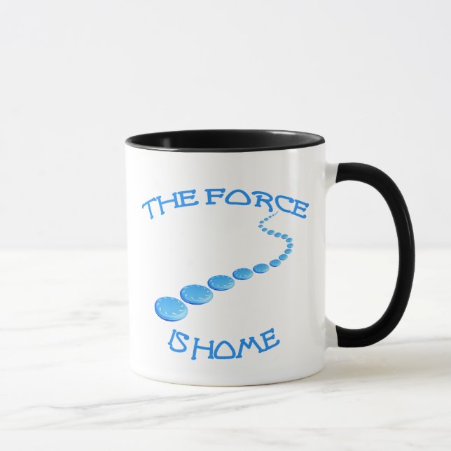 Mug La force est le frisbee à la maison (Droite)