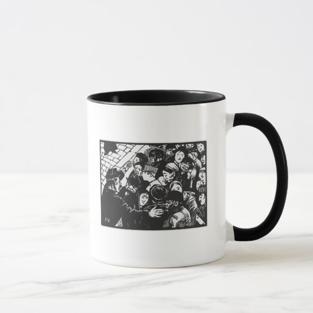 Mug La foule de Paris, 1892 (Droite)