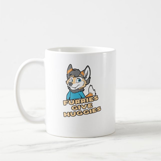 Mug La Fureur donne à Huggies un fandom futuriste amus (Gauche)